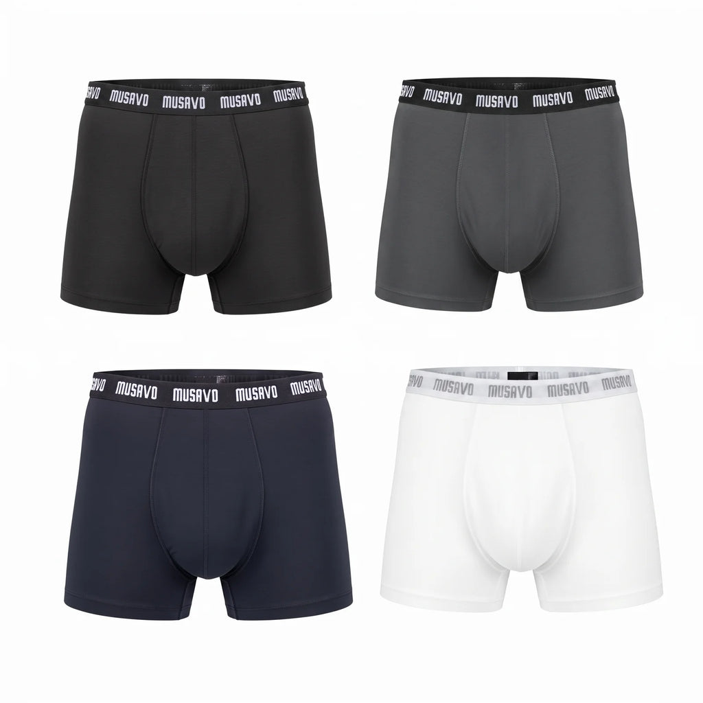 Lycra Jersey Premium Boxers (Pack of 4 All Colors)