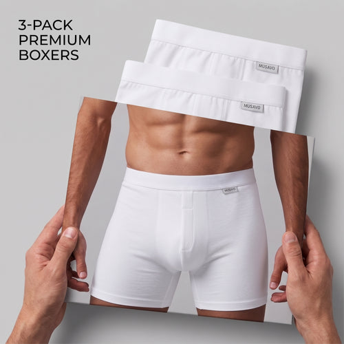 Cotton Jersey Premium Boxers (Pack of 3)