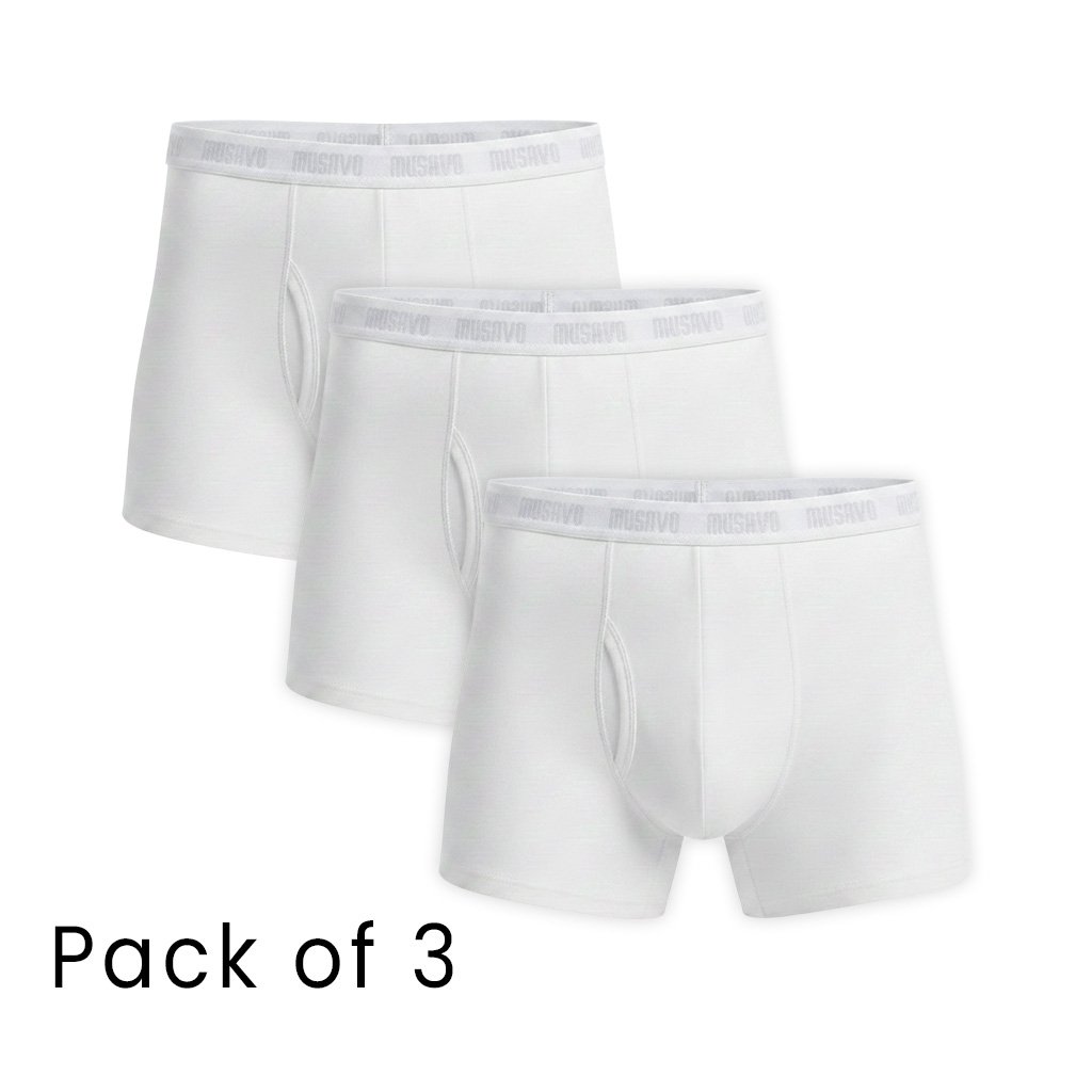 Cotton Long Boxers (Pack of 3)